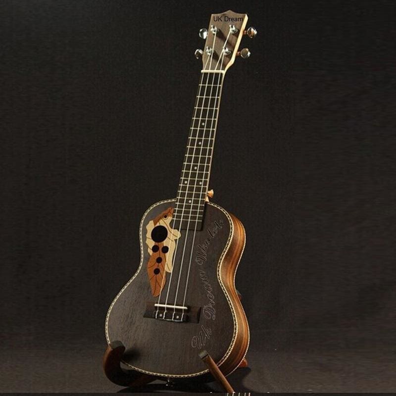 rosewood ukulele small guitar musical instrument