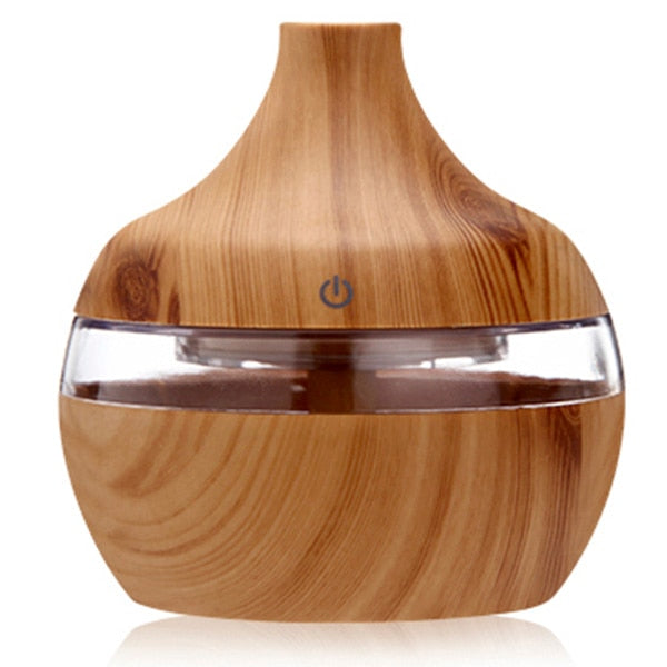 electric humidifier essential aroma oil diffuser with led light