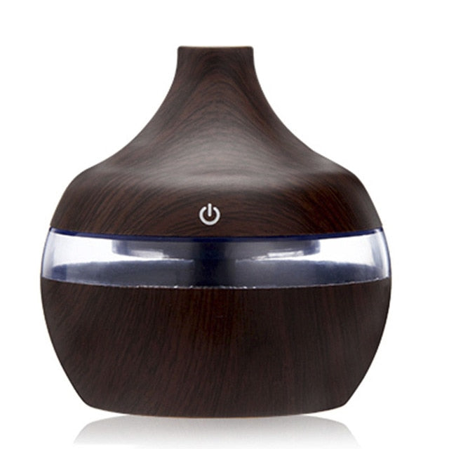 electric humidifier essential aroma oil diffuser with led light