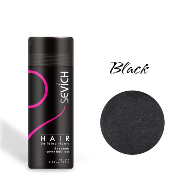 sevich 25g hair building fiber powder black