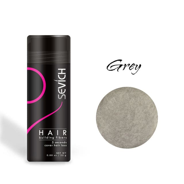 sevich 25g hair building fiber powder grey