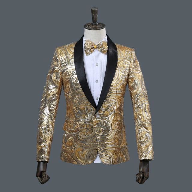 shiny sequin shawl collar tuxedo men suit