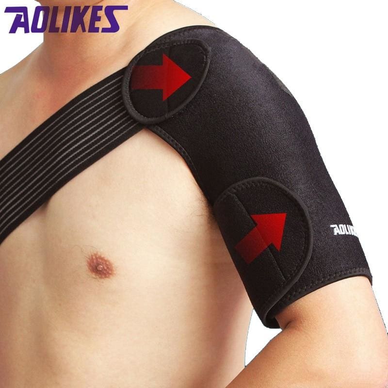 shoulder sleeve brace support black