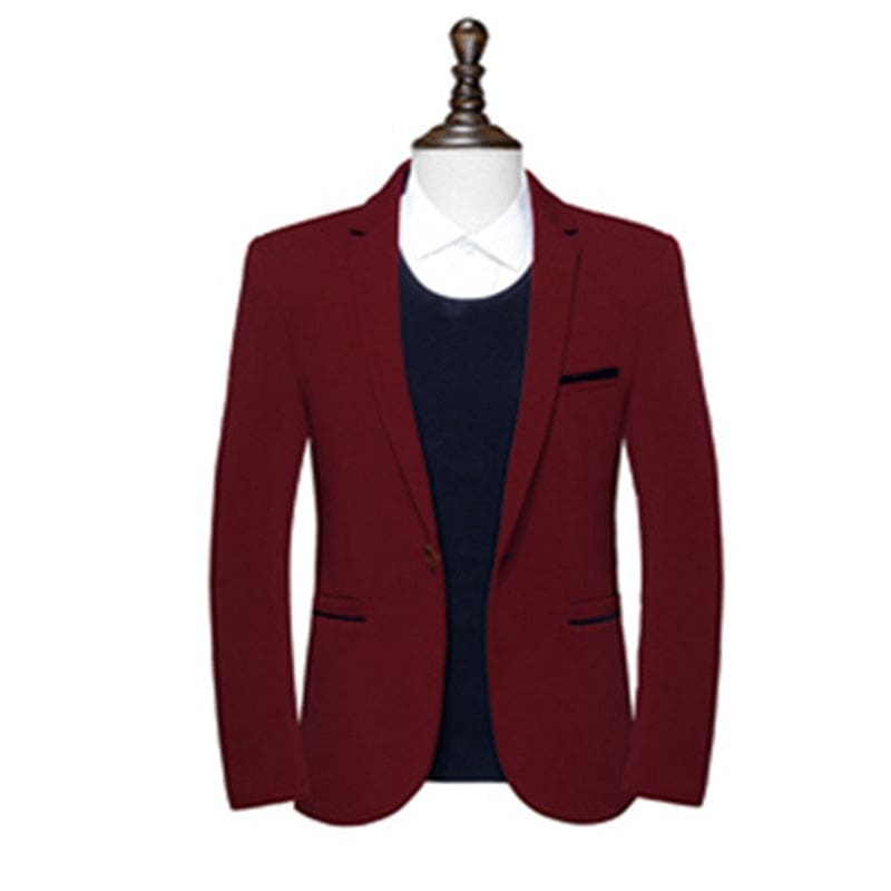 Slim Fit Casual Blazer Suit For Men JACKETS