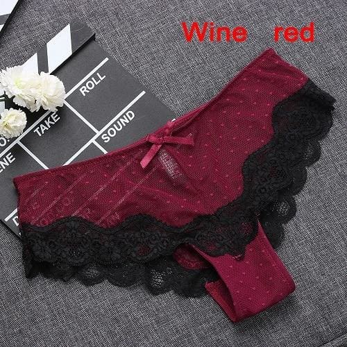 soft breathable sexy low-rise knickers hollow briefs ultra thin women underwear
