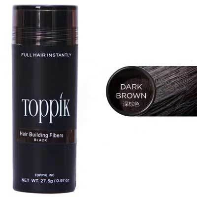 toppik hair building fibers 27.5g dark brown