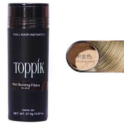 toppik hair building fibers 27.5g medium blonde