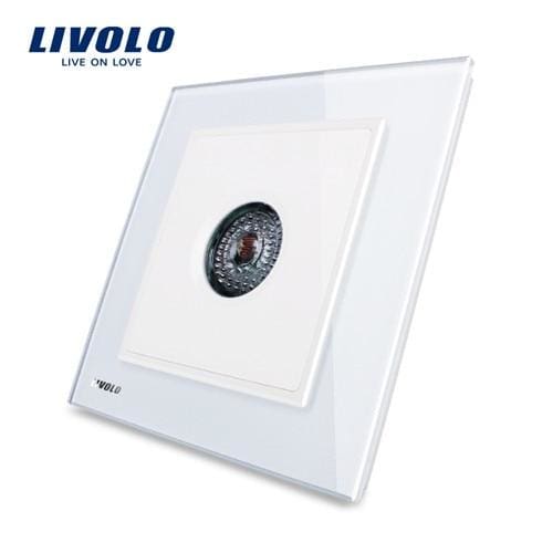 uk standard wall light sound control switch ac 110~250v vl-w291sg white
