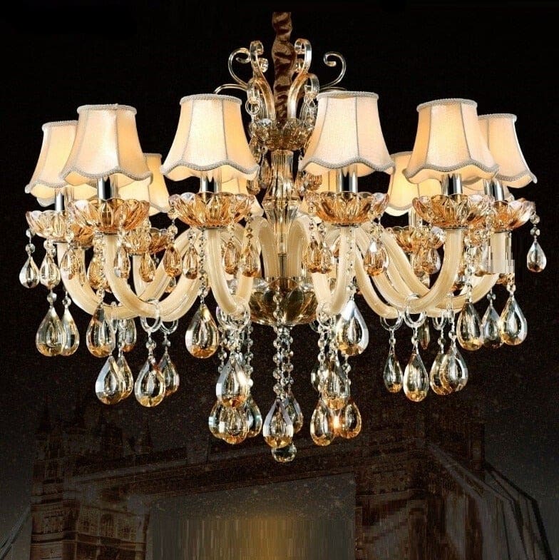 vintage crystal chandelier modern lighting 10 arm lights / outside usa / 7-14 days