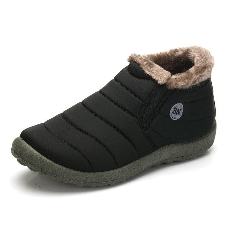 big size warm fur men snow boots shoe flat heels plush ankle boots winter autumn casual shoes platform outdoor man shoes