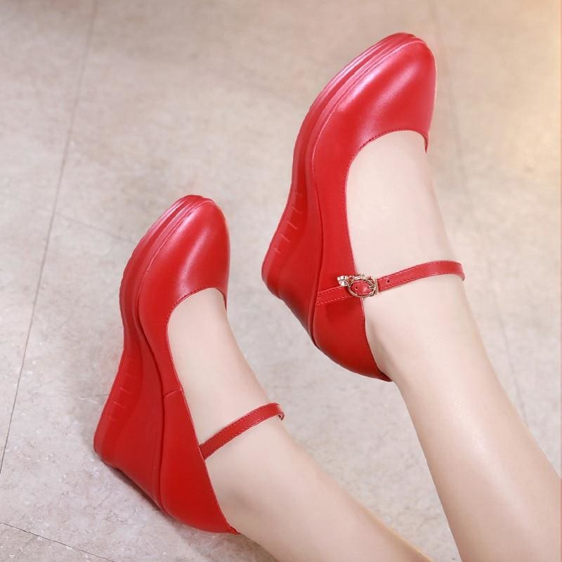 wedges platform high heels shoes for women