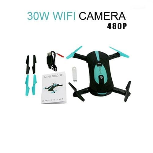 wifi fpv quadcopter mini foldable selfie drone wifi 480p green