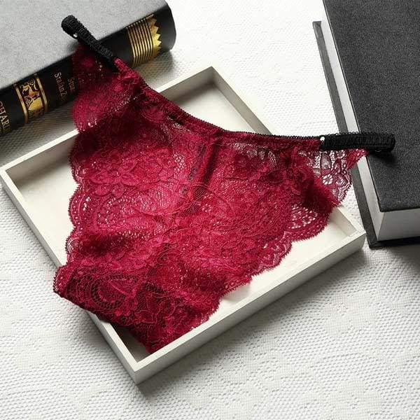 woman underwear sexy lace breathable transparent femme panty