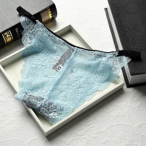 woman underwear sexy lace breathable transparent femme panty