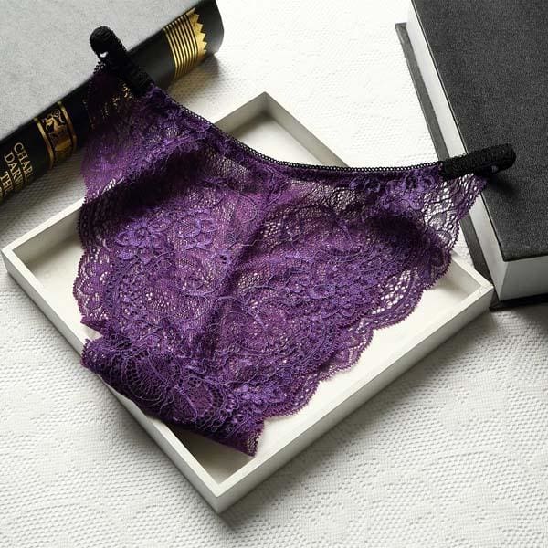 woman underwear sexy lace breathable transparent femme panty