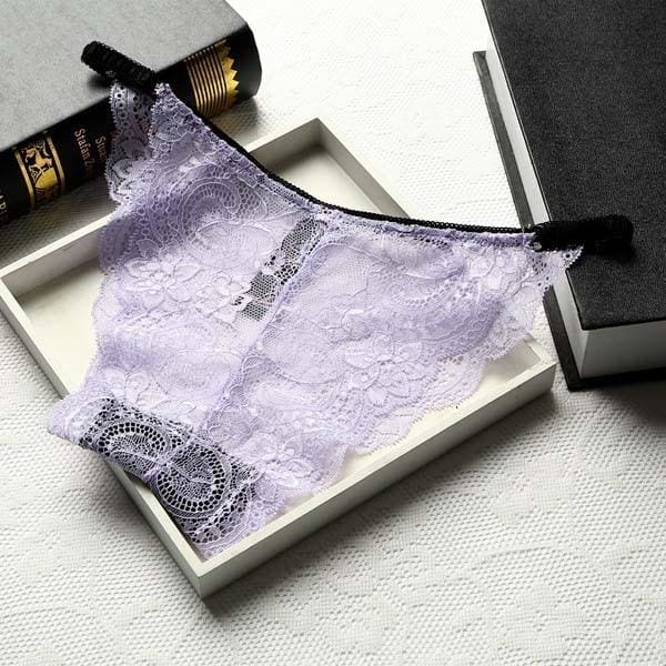 woman underwear sexy lace breathable transparent femme panty