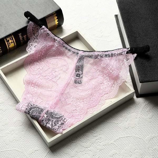 woman underwear sexy lace breathable transparent femme panty