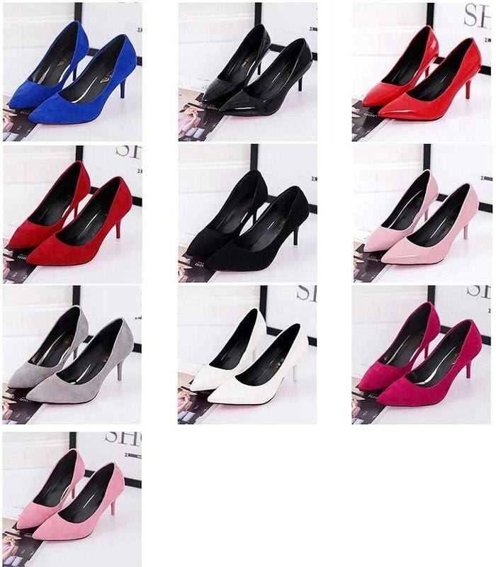 women shoes pointed toe pumps patent leather