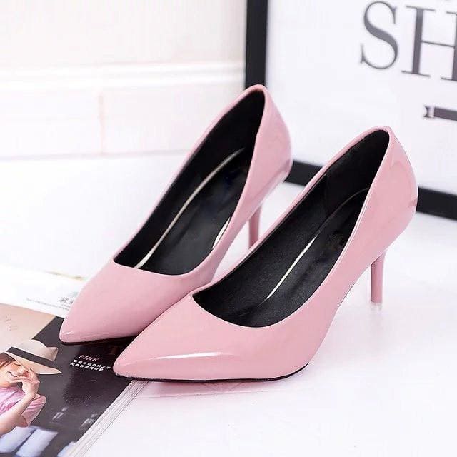 women shoes pointed toe pumps patent leather