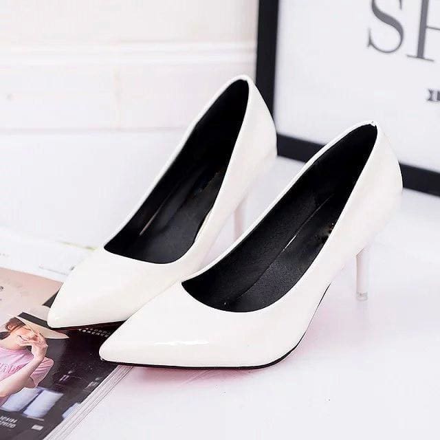 women shoes pointed toe pumps patent leather