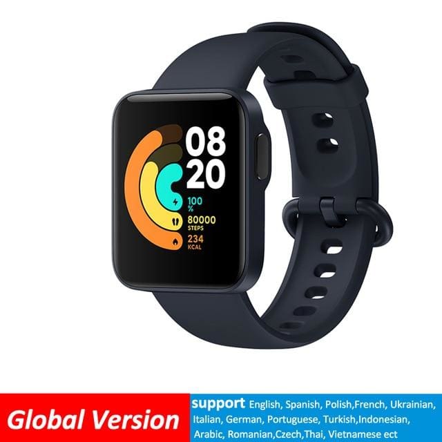 xiaomi mi lite bluetooth smart watch gps 5atm waterproof global-blue